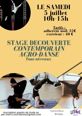 Stage découverte Contemporain / Acrodanse 05.07.2025