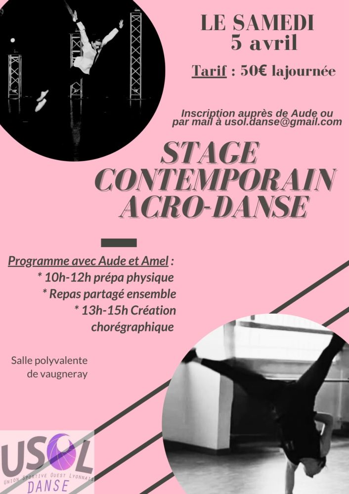 Atelier Acro-danse / Danse contemporain 05.04.2025